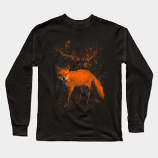 Fox and Owl - Nocturnal Animals Long Sleeve T-Shirt